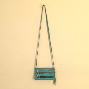 Turquoise handbag